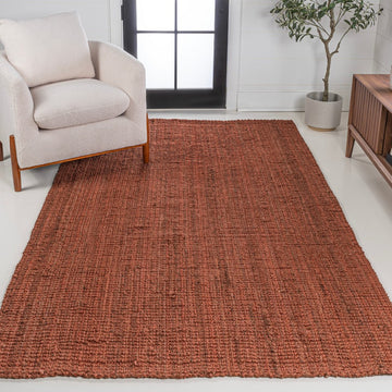 Pata Hand Woven Chunky Jute Area Rug